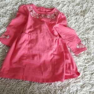 Coral gymboree girl dress 12-18 months